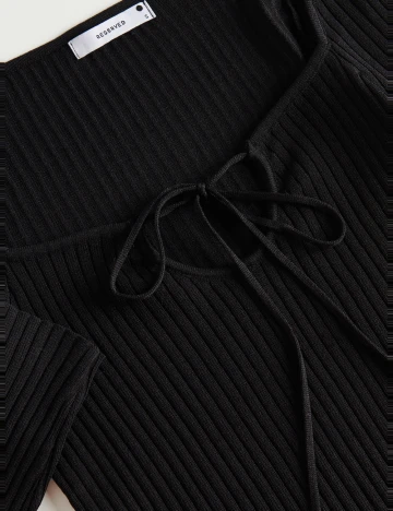 Bluza Reserved, negru Negru