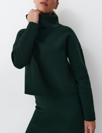 Bluza Mohito, verde inchis