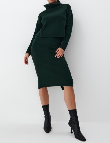 Bluza Mohito, verde inchis