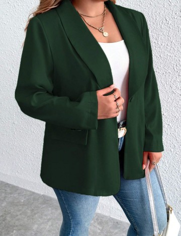 Sacou SHEIN CURVE, verde