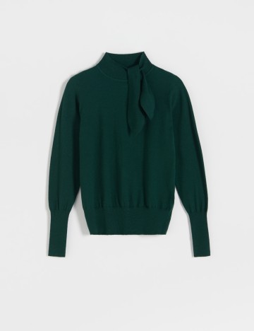 Bluza Reserved, verde inchis