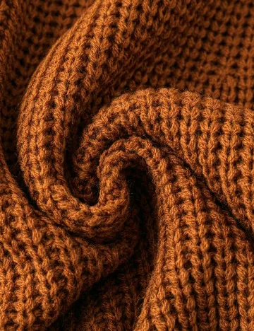 Fusta SHEIN CURVE, maro Maro