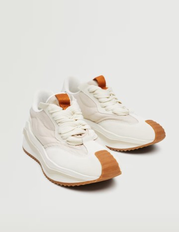 Adidasi Mango, crem