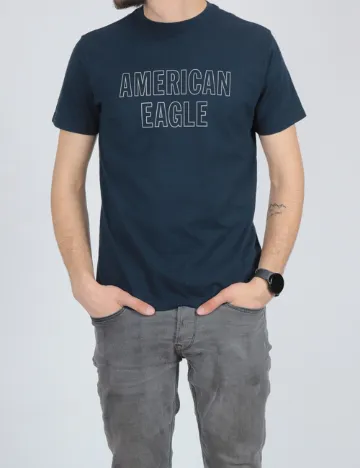 Tricou American Eagle, bleumarin Albastru