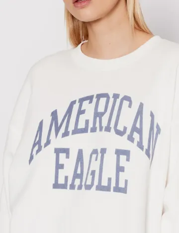 Bluza Oversize American Eagle, alb Alb