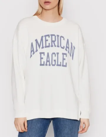 Bluza Oversize American Eagle, alb Alb