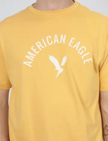 Tricou American Eagle, galben Galben