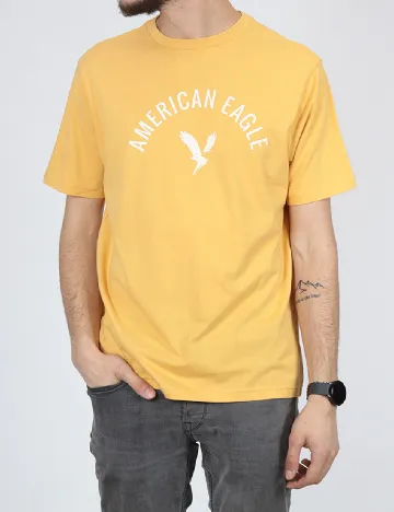 Tricou American Eagle, galben