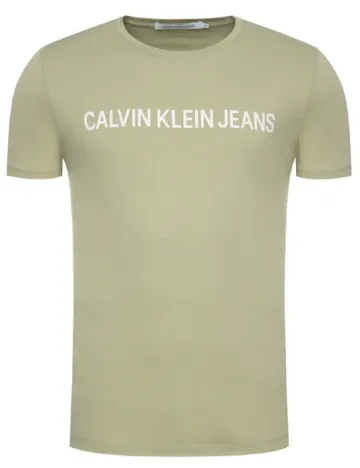 Tricou Calvin Klein Jeans, verde Verde