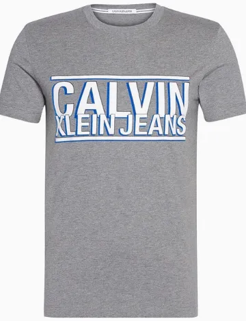 Tricou Calvin Klein Jeans, gri Gri