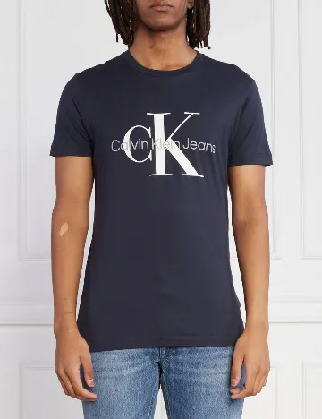 Tricou Calvin Klein Jeans, bleumarin
