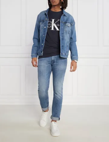 Tricou Calvin Klein Jeans, bleumarin