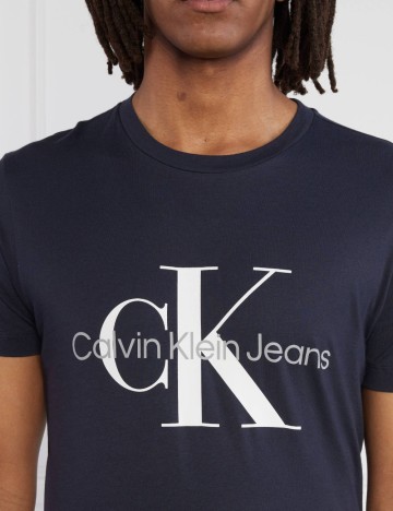 Tricou Calvin Klein Jeans, bleumarin
