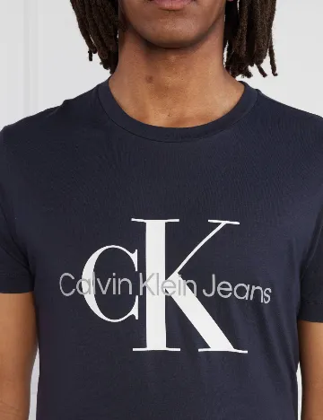 Tricou Calvin Klein Jeans, bleumarin