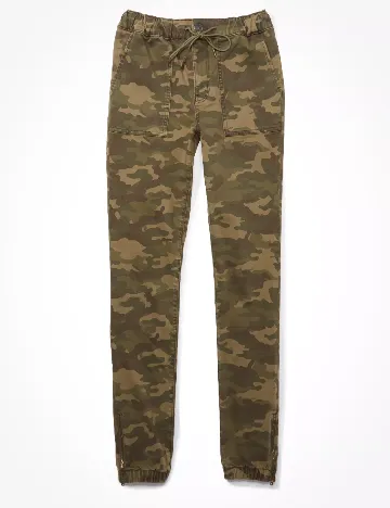 Pantaloni American Eagle, army Verde