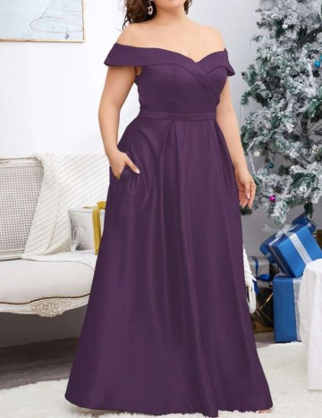 Rochie lunga SHEIN CURVE, mov