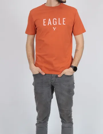 Tricou American Eagle, portocaliu Portocaliu