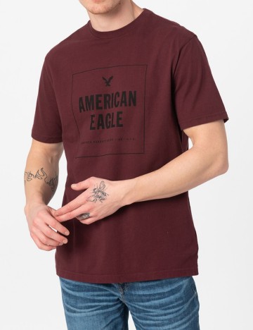 Tricou American Eagle, visiniu