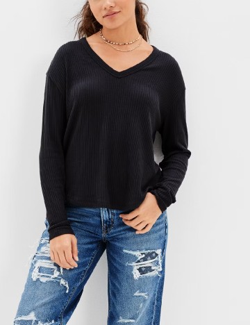 Bluza American Eagle, negru