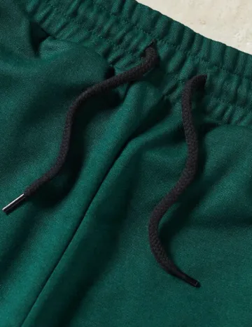 Pantaloni SHEIN, verde inchis Verde