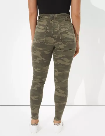 Pantaloni American Eagle, army Verde