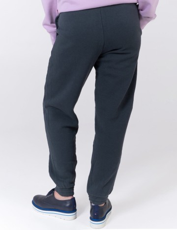 Pantaloni American Eagle, gri petrol