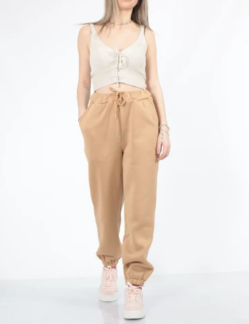 Pantaloni SHEIN, maro Maro