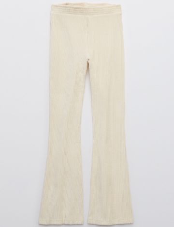 Pantaloni Aerie, crem