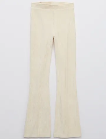 Pantaloni Aerie, crem Crem