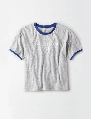 Tricou American Eagle, gri