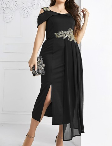 Rochie medie SHEIN CURVE, negru