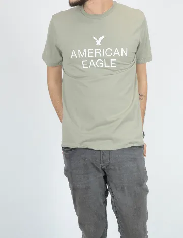 Tricou American Eagle, verde Verde
