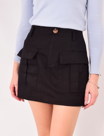 Fusta Zara, negru, S
