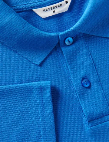 Tricou Reserved, albastru Albastru
