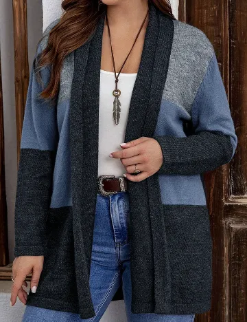 Cardigan Emery Rose Curve, gri