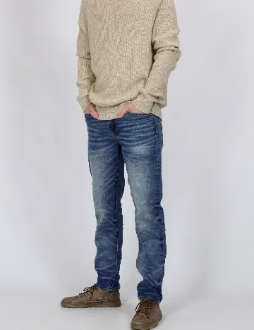 Blugi American Eagle, bleumarin Albastru