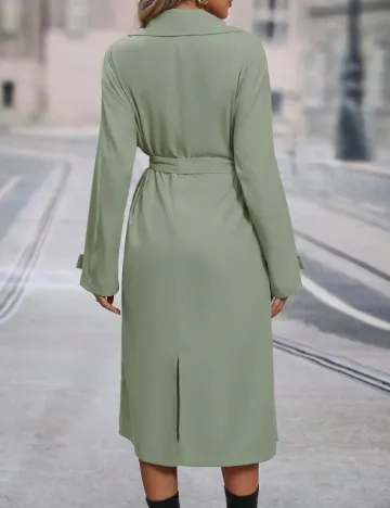 Trench SHEIN, verde Verde