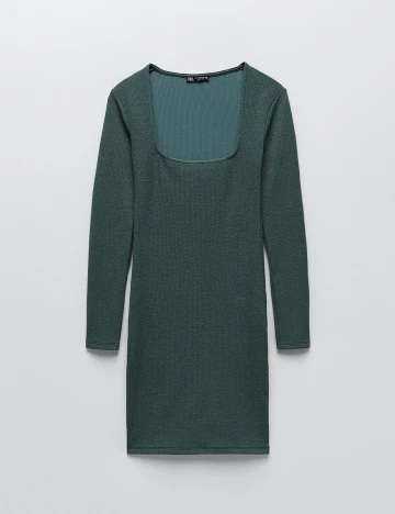 Rochie Zara, verde inchis Verde