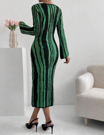 Rochie medie SHEIN, verde