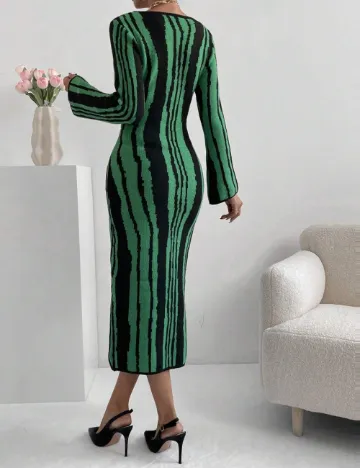 Rochie medie SHEIN, verde Verde