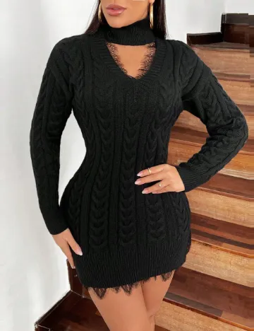 Rochie scurta SHEIN, negru Negru