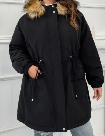 Geaca SHEIN CURVE, negru