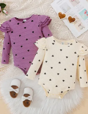 Set body Shein Kids, crem/mov