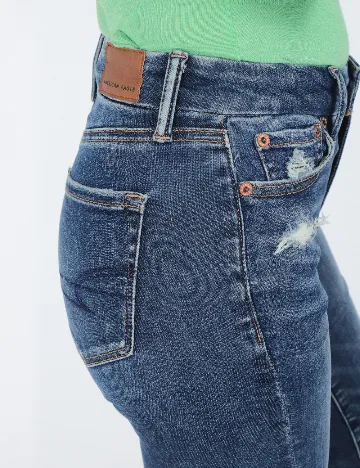 Blugi American Eagle, bleumarin Albastru