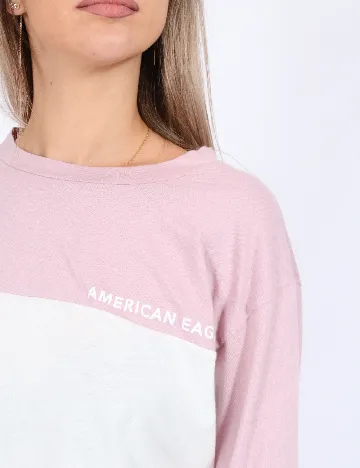 Bluza American Eagle, alb Alb