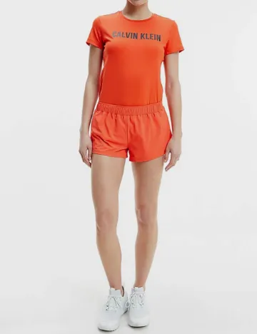 Pantaloni scurti Calvin Klein, portocaliu Portocaliu