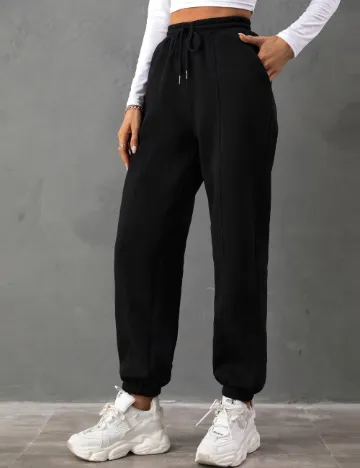Pantaloni SHEIN, negru