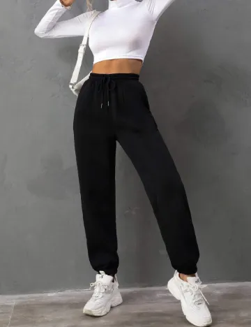 Pantaloni SHEIN, negru