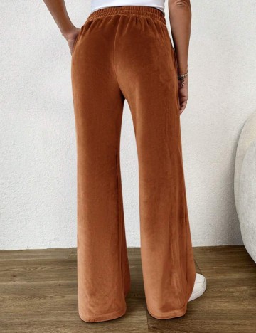 Pantaloni SHEIN, maro