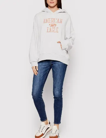 Blugi American Eagle, bleumarin Albastru